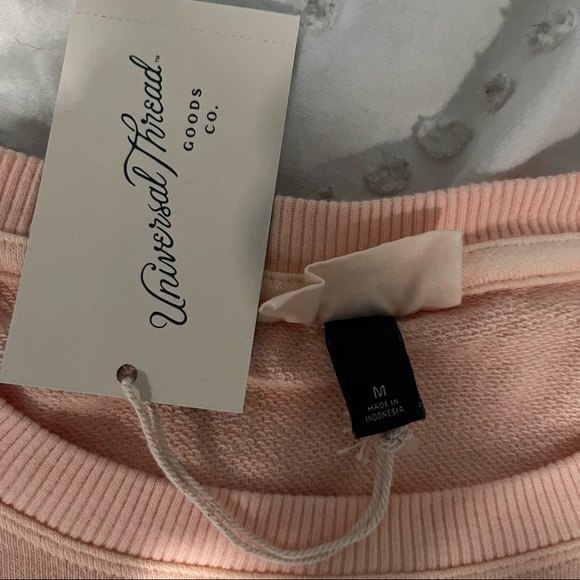 NWT Universal Thread Orange Ombré Crew Sweatshirt Size Medium - Picture 3 of 6